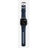 Bracelet Sport pour Apple Watch 46 mm - Nomad Rocky Point Bleu - Titane Naturel
