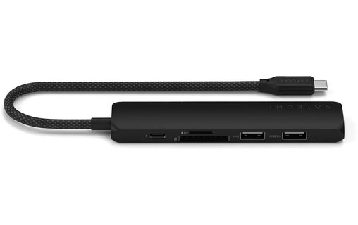 Station d'accueil - Satechi 6-en-1 Slim Adapter - Noir