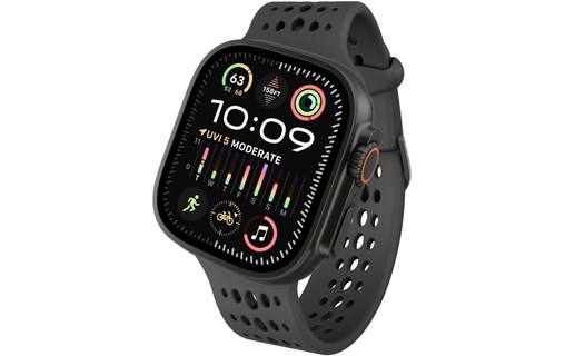 Bracelet Sport pour Apple Watch 46 mm - Decoded Ares O Watch Band - Noir