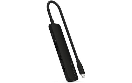 Station d'accueil - Satechi 6-en-1 Slim Adapter - Noir