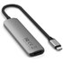 Dock USB-C 4 ports - Satechi 4-in-1 Adapter - Gris Sidéral - HDMI 4K + USB