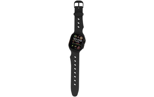 Bracelet Sport pour Apple Watch 42 mm - Decoded Ares Splice - Noir