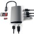 Dock USB-C Satechi Multi-Port USB-C 4K avec ethernet - Gris sidéral