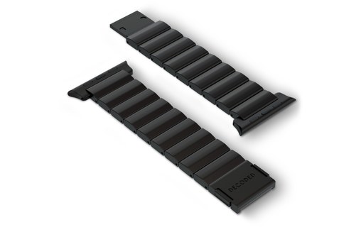 Bracelet Titane pour Apple Watch Ultra - Decoded Traction Band - Titane Noir