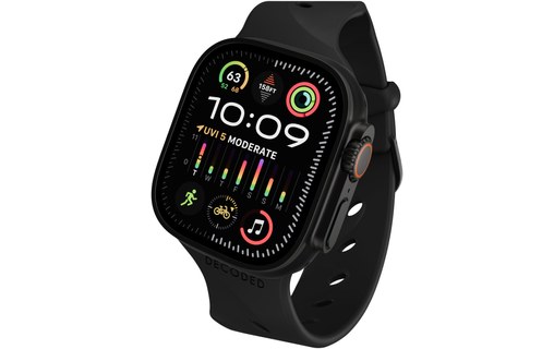 Bracelet Sport pour Apple Watch 42 mm - Decoded Ares Splice - Noir