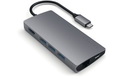 Dock USB-C Satechi Multi-Port USB-C 4K avec ethernet - Gris sidéral