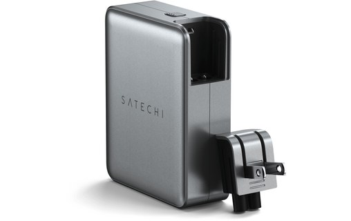 Chargeur USB-C 145 W - Satechi Travel - Argent
