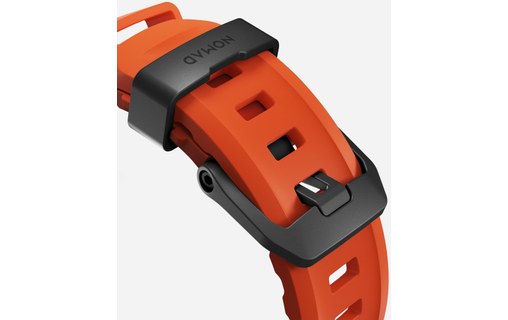 Bracelet Sport pour Apple Watch 46 mm - Nomad Rocky Point Magma - Titane Noir