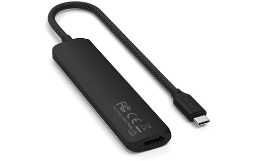 Station d'accueil - Satechi 6-en-1 Slim Adapter - Noir