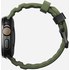 Bracelet Sport pour Apple Watch 46 mm - Nomad Rocky Point Vert - Titane Noir