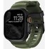 Bracelet Sport pour Apple Watch 46 mm - Nomad Rocky Point Vert - Titane Noir