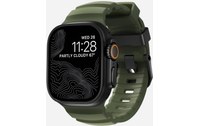 Bracelet Sport pour Apple Watch 46 mm - Nomad Rocky Point Vert - Titane Noir