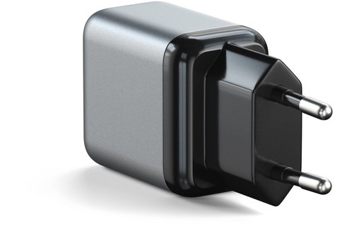 Satechi ST-UC30WCM-EU chargeur d'appareils mobiles Universel Noir, Argent Secteu