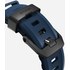 Bracelet Sport pour Apple Watch 46 mm - Nomad Rocky Point Bleu - Titane Noir