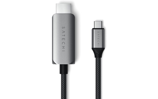 Câble USB-C vers HDMI - Satechi - 8K - 1,95 m - Argent