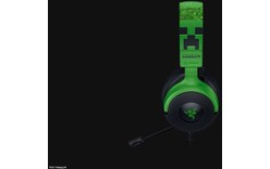 Casque gaming Razer Kraken V4 X Minecraft Edition Noir, Vert