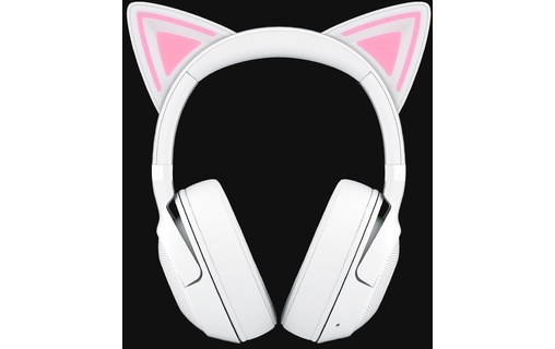 Casque gaming sans fil Razer Kraken Kitty V2, Blanc - Bluetooth