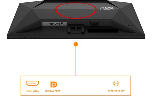 Écran Gaming 23,8" AOC G4 Q24G4RE - 180 Hz