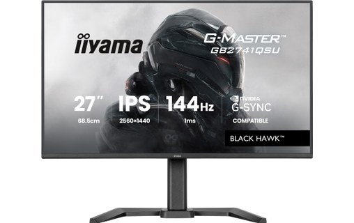 Écran 27" iiyama G-MASTER GB2741QSU-B1 - 144 Hz