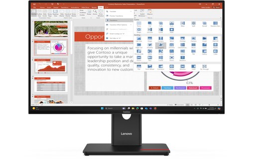 Écran 27" Lenovo ThinkVision T27-40 - 120 Hz USB-C