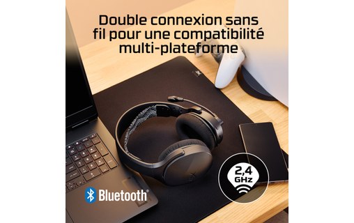 Casque gaming sans fil HyperX Cloud Jet, Noir - Bluetooth