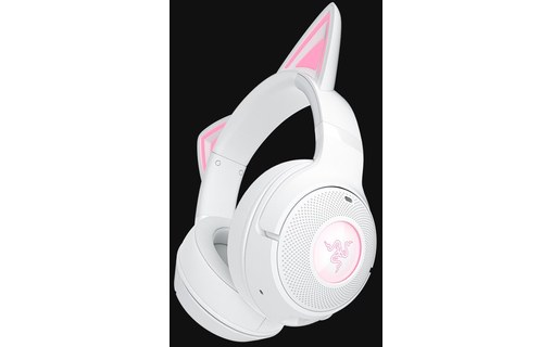 Casque gaming sans fil Razer Kraken Kitty V2, Blanc - Bluetooth