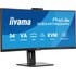 Écran Incurvé 34" iiyama ProLite XCB3497WQSNPH-B1 - 120 Hz USB-C