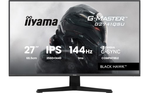 Écran 27" iiyama G-MASTER G2741QSU-B1 - 144 Hz