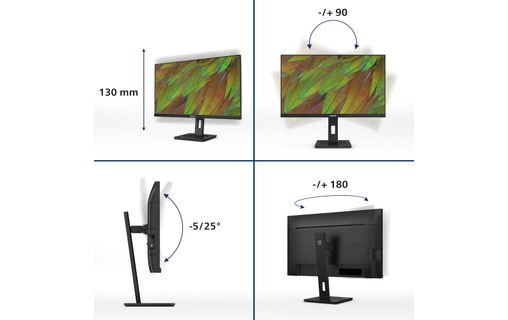 Écran 27" Philips 3000 series 27B1U3900/00 - 4K