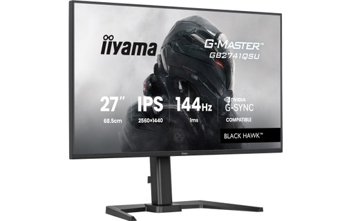 Écran 27" iiyama G-MASTER GB2741QSU-B1 - 144 Hz