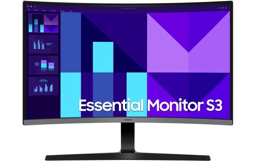 Écran Incurvé 27" Samsung Essential Monitor S3 S39GD - USB-C