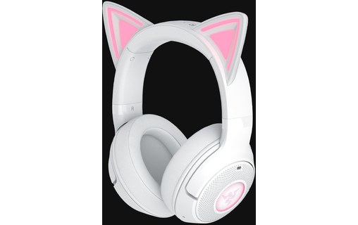 Casque gaming sans fil Razer Kraken Kitty V2, Blanc - Bluetooth