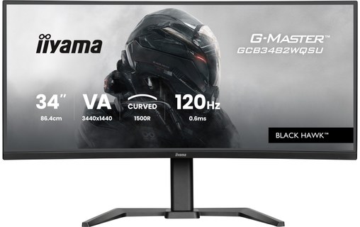 Écran Gaming Incurvé 34" iiyama GCB3482WQSU-B1 - 120 Hz