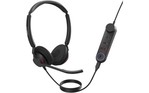 Micro-casque Jabra Engage 50 II - MS Stereo, Noir - USB, USB-C