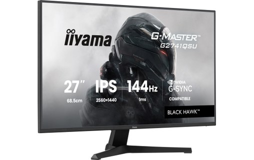 Écran 27" iiyama G-MASTER G2741QSU-B1 - 144 Hz