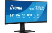 Écran Incurvé 34" iiyama ProLite XCB3494WQSU-B1 - 120 Hz