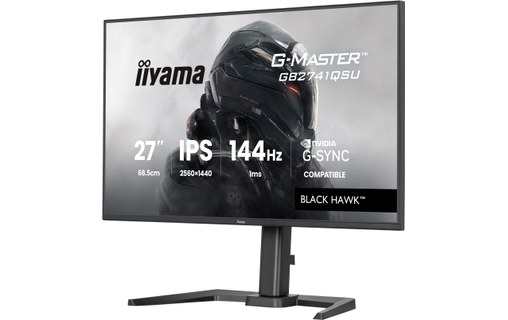 Écran 27" iiyama G-MASTER GB2741QSU-B1 - 144 Hz