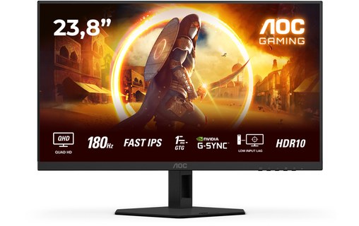 Écran Gaming 23,8" AOC G4 Q24G4RE - 180 Hz