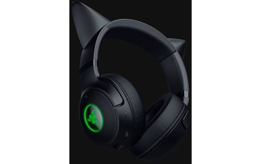 Casque gaming sans fil Razer Kraken Kitty V2, Noir - Bluetooth