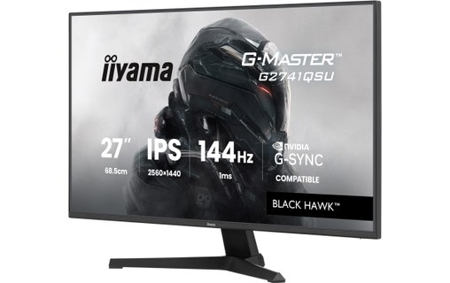 Écran 27" iiyama G-MASTER G2741QSU-B1 - 144 Hz