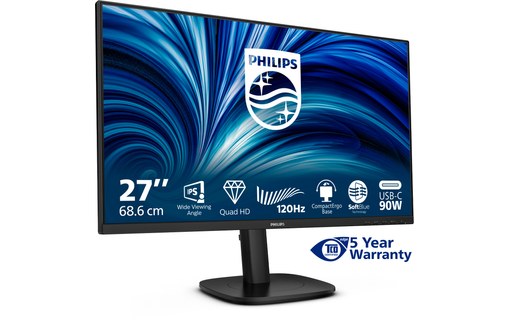 Écran 27" Philips 3000 series 27B2U3601/00 - 120 Hz USB-C