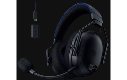 Casque gaming sans fil Razer BlackShark V3 Pro pour PlayStation, Noir