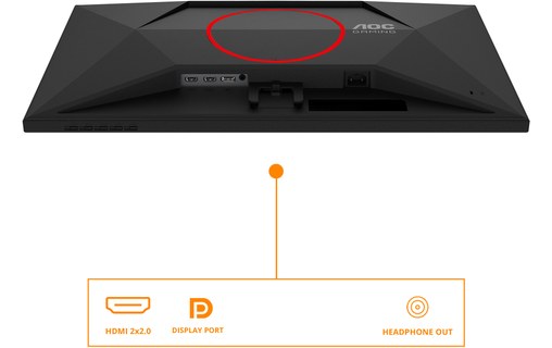 Écran Gaming 27" AOC G4 27G4HRE - 200 Hz