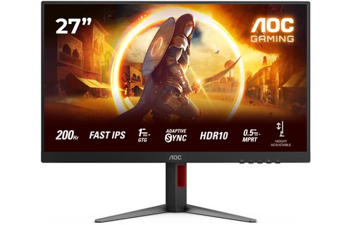 Écran Gaming 27" AOC G4 27G4HA - 200 Hz