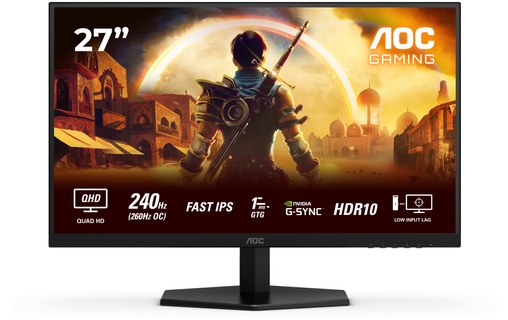 Écran Gaming 27" AOC G4 Q27G42ZE - 260 Hz