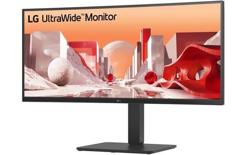 Écran Incurvé 34" LG 34BA75QE-B - USB-C