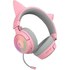 Casque gaming sans fil Razer Kraken Kitty V3 Pro - Quartz, Rose - Bluetooth