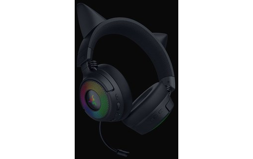 Casque gaming sans fil Razer Kraken Kitty V3 Pro, Noir - Bluetooth