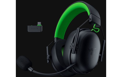 Casque gaming sans fil Razer BlackShark V3 X HyperSpeed pour Xbox Noir, Vert