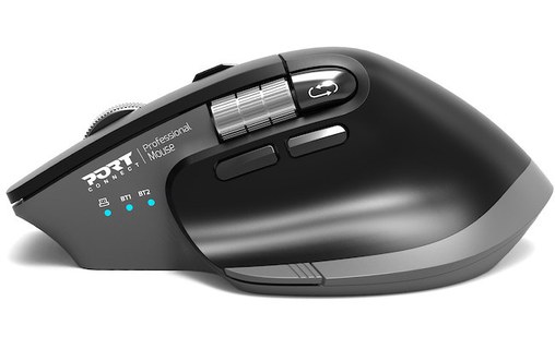 Souris sans fil PORT Designs Ultimate - Noire - Ergonomique
